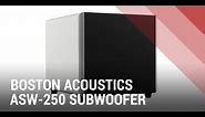 Boston Acoustics ASW250 Subwoofer - Quick Review India