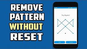 UNLOCK Android PATTERN WITHOUT LOSING DATA - 2 easy tips!