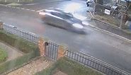 Storm Isha: Dramatic moment car narrowly escapes being hit by roof