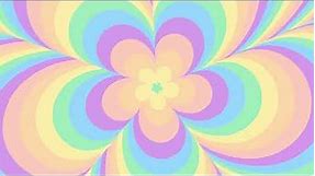 Pastel Flower Background Screensaver Loop 1 Hour 1080p HD