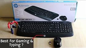 Unboxing & Review Of HP Wireless MULTIMEDIA Keyboard & Mouse | Best Budget Gaming Wireless Keyboard.
