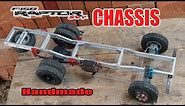 How to make a RC Car Chassis F-150 Raptor from Aluminum.