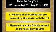 How to Eliminate HP LaserJet Printer 49 Error