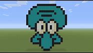 Minecraft Pixel Art - Squidward Head