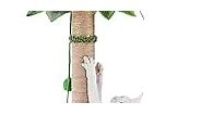 Scratching Posts for Indoor Cats Adults - 33.2" Tall Cat Scratching Post with Sisal Rope - Cute Kitten Cat Tree Scratching Post with Interactive Ball Track