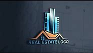 How to Create a Real Estate Logo designs || logo tutorial