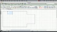 How to Make a Floorplan in Excel : Microsoft Excel Tips