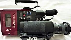 JVC GR-C1E 1984 VHS CAMCORDER REVIEW - BACK TO THE FUTURE VIDEO RECORDER