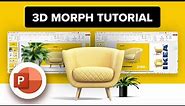 PowerPoint Tutorial: 3D ✨ IKEA animation and advanced morph transition #ppt #powerpoint #tutorial