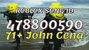 71+ John Cena Roblox Song IDs/Codes