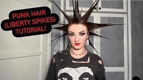 How to do punk hair (liberty spikes)!