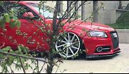 Audi A4 B8 Bagged | Vossen 20" CVT Concave Wheels | Poland Video