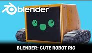 Blender Character Animation Tutorial: Model and Rig a Cute Robot