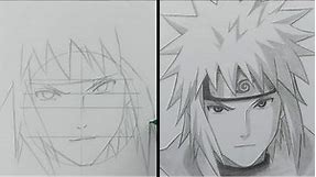 How To Draw Minato Namikaze With Ease! | Naruto Shippuden | ss_art1