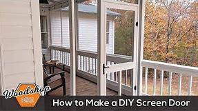 How to Make a DIY Screen Door