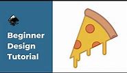 Inkscape Tutorial - How to Draw a Pizza Design