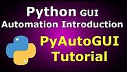 Python GUI Automation With PyAutoGUI | Introduction & Installation