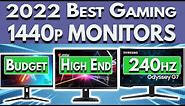Best 1440p Gaming Monitor 2022 - Budget, Midrange, 240Hz & Ultrawide 1440p Gaming Monitors