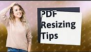 How do I resize a PDF to print 5x7?