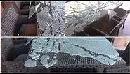 Glass table tops can suddenly explode for no specific reason