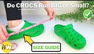 Do CROCS Run BIG? How Crocs Should Fit - REVIEW & Size Guide