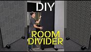 Easy DIY Room Divider Partition Wall for Privacy