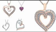 zales diamond heart necklace - zales jewelry - zales, best necklace design -heart necklace