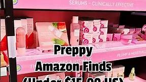 PREPPY Amazon.com finds! #preppy #trendingshorts #skincare #shopping #amazon 🫧🧋