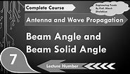 Beam Angle & Beam Solid Angle, Antenna Parameter in Antennas & Wave Propagation by Engineering Funda