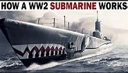 How a WW2 Submarine Works (Diesel-Electric Submarine / Balao-Class Submarine) US Navy Training Film