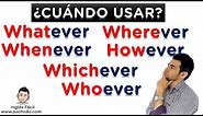 Uso de Whatever - Wherever - Whenever - However - Whichever - Whoever | Clases inglés