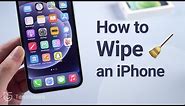 The Best Way to Wipe an iPhone with/without Computer 2021