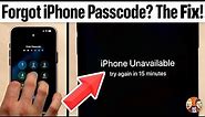 Forgot iPhone Passcode? Here's The Fix! [2023]