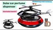 Helicopter alloy solar car air freshener | car seat aroma therapy 650 rs