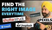 How to find the right image in under 1 minute in Shutterstock | Productive Designer