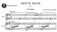 Claude Debussy - Petite Suite for Piano 4 hands (1889)