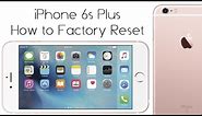 iPhone 6s Plus - How to Reset Back to Factory Settings​​​ | H2TechVideos​​​