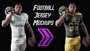 Create Custom Football Jerseys and Uniform Mockups