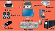 Parts Of The Computer | Parts Of The System | Computer Parts | System Parts