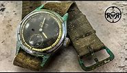 Restoration of a rare vintage ww2 military watch - nickel and chrome plating - Sanford AS1123