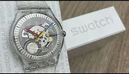 Swatch Clear Clearly New Gent S029K100 (Unboxing) @UnboxWatches