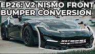 Base 370z Front Bumper to Nismo V2 CONVERSION | Install Guide