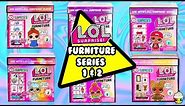 LOL Surprise Furniture Series 2 & 1 HUGE Unboxing!