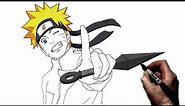 How To Draw Naruto (Wink) | Step By Step | Naruto