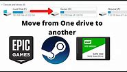How to Move Games or Software from HDD to SSD | SSD to HDD | One Drive to Another
