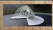 paper architecture | paper sculpture | kirigami | paper art
