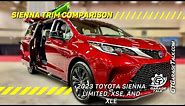 2023 Toyota Sienna Trim Compare: Limited, XSE, & XLE