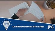 Les différents formats d'enveloppe | JPG ✉️