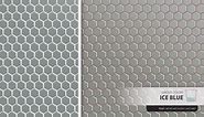 Merola Tile Metro 1 in. Hex Glossy Light Grey 10-1/4 in. x 11-7/8 in. Porcelain Mosaic Tile (8.6 sq. ft./Case) FWRM1HGL