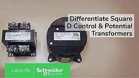Differentiating Square D Control & Potential Transformers | Schneider Electric Support